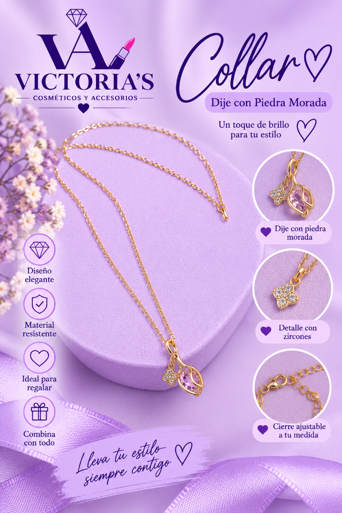 COLLAR TULIPAN DORADO