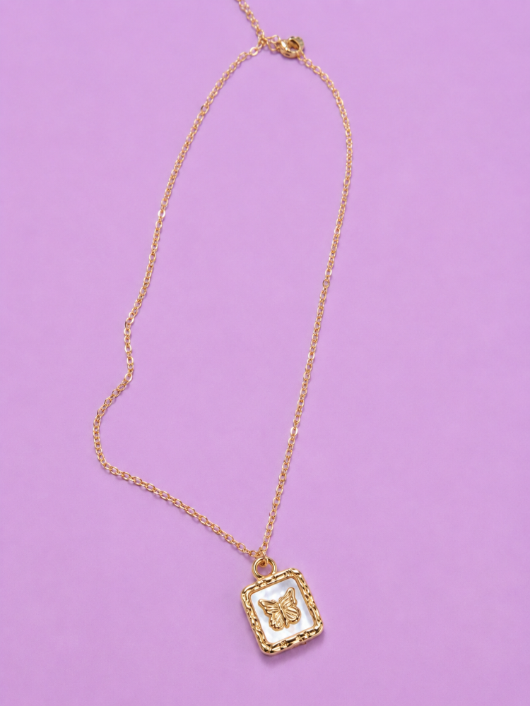 COLLAR MARIPOSA NACAR
