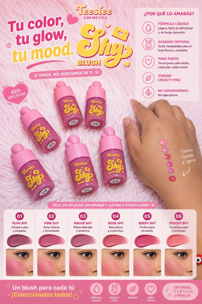 RUBOR LIQUIDO TIEESIEE SHY BLUSH JARUSA