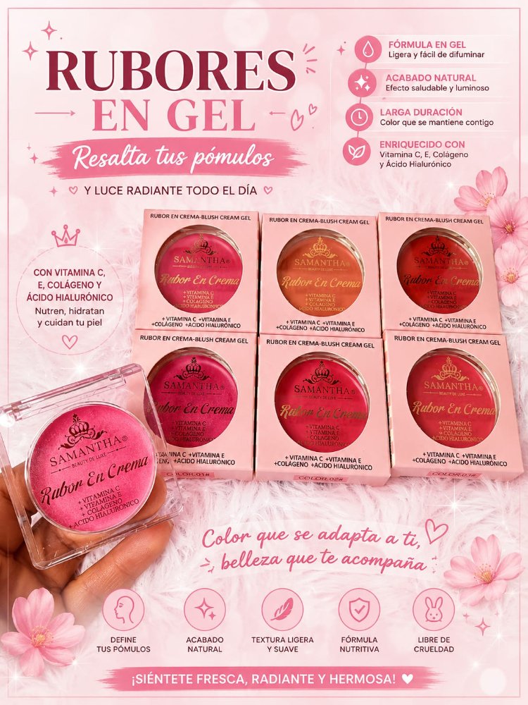 RUBOR EN CREMA BLUSH  SAMANTHA