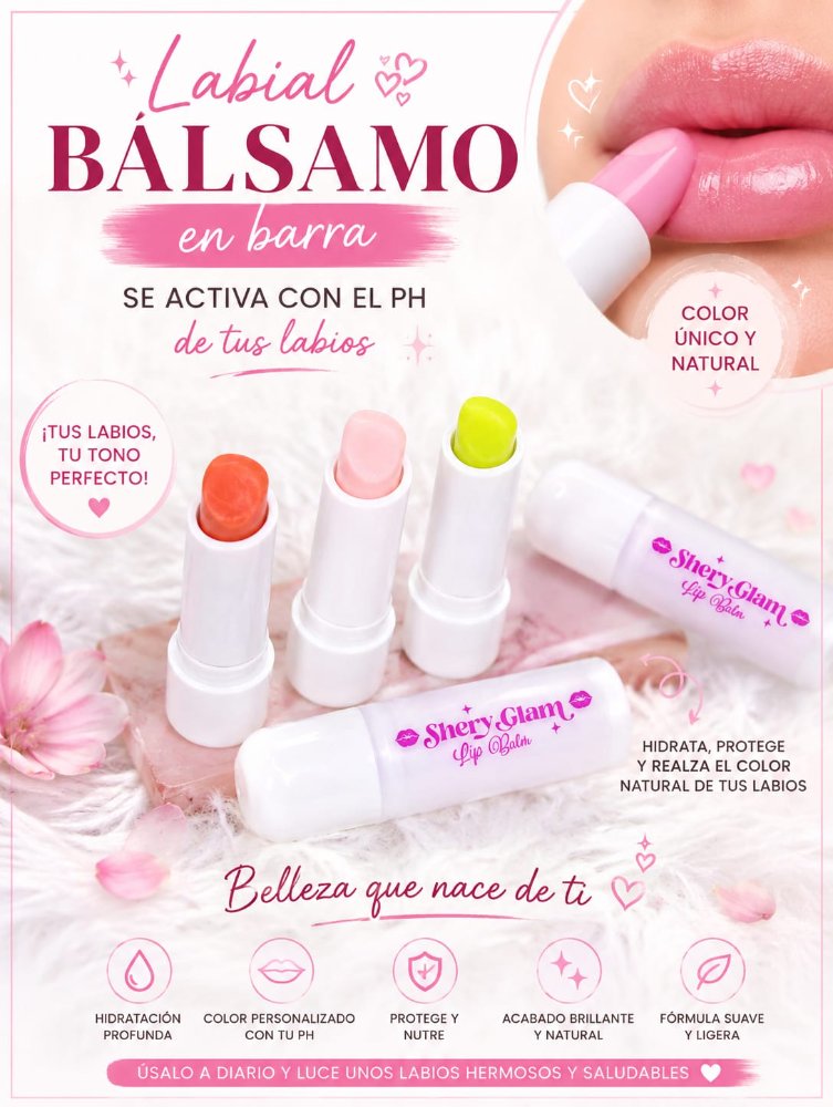 LIP BLAM MAGIC COLOR SHERY GLAM