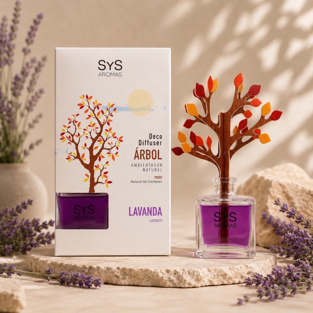 Difusor de Aromas de Árbol Lavanda 90ml