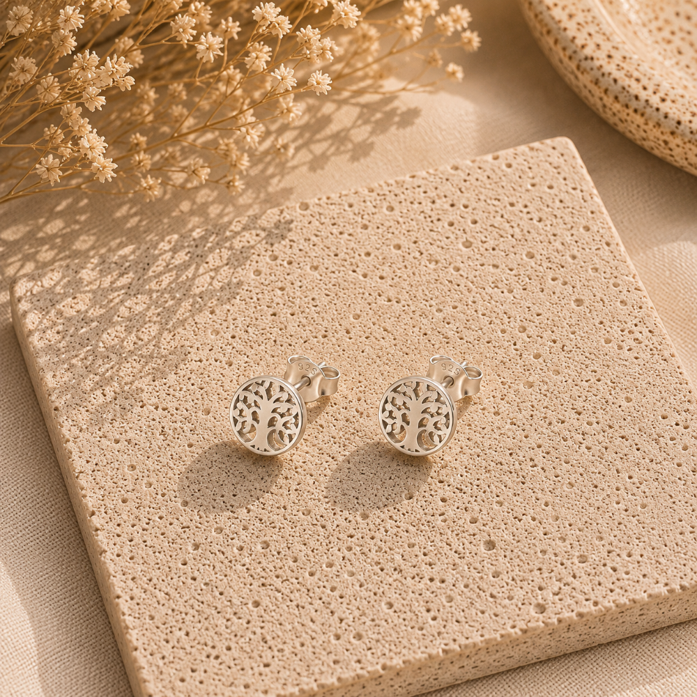 Aros Árbol de la Vida - Plata Italiana 925