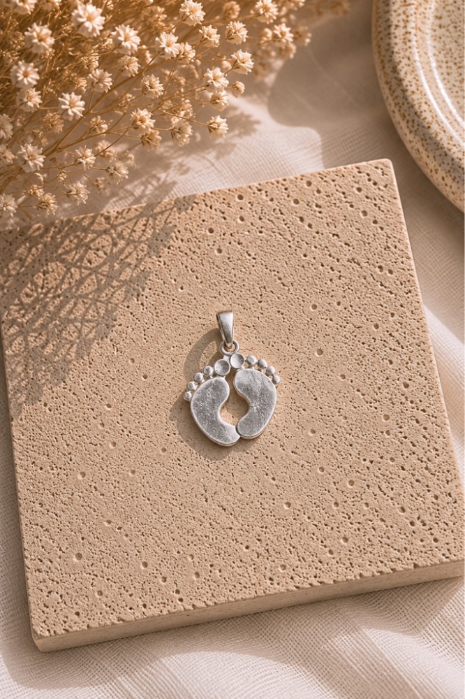 Dije Huellita – Plata Italiana 925