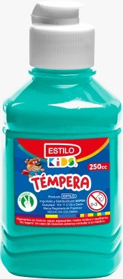 ESTILO TEMPERA  CELESTE 250cc