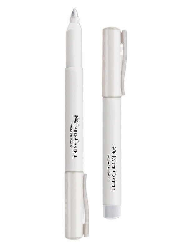 MARCADOR BLANCO  FABER CASTELL
