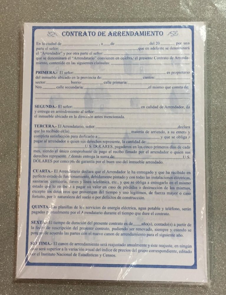 CONTRATO DE ARRENDAMIENTO