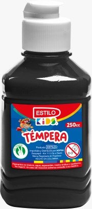 ESTILO TEMPERA  NEGRO 250cc