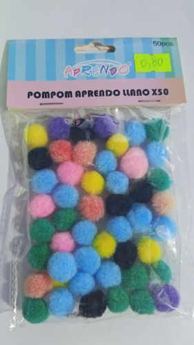 POMPONES DE COLORE X50
