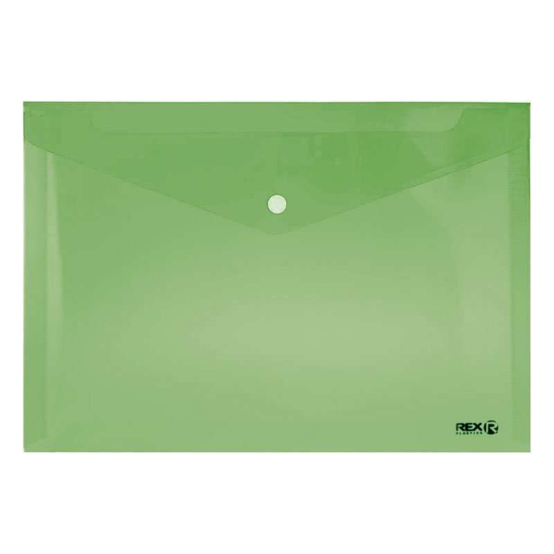SOBRE BROCHE DESK A4 VERDE 2094