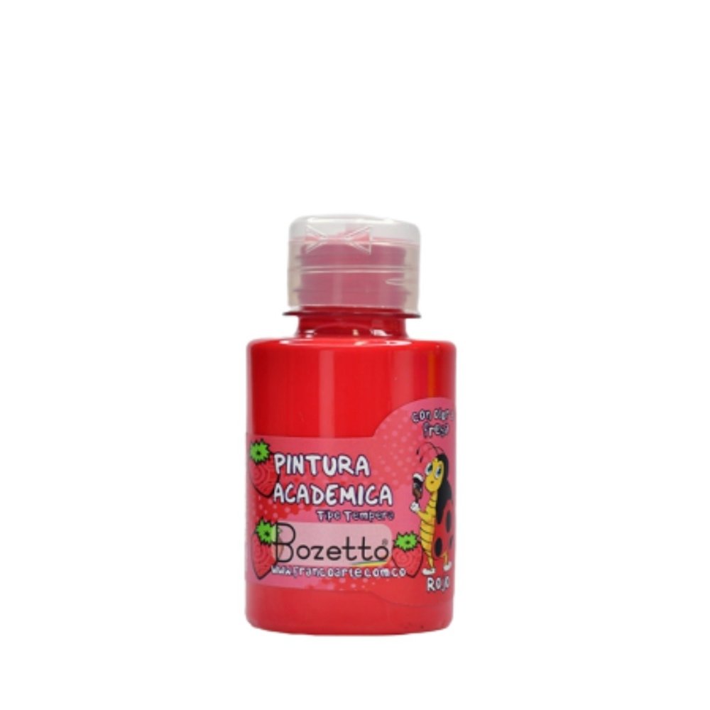 TEMPERA BOZETO 120ML ROJO