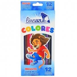 1 PINTURA AZ 12COL 4MM D/PUNTA 43054