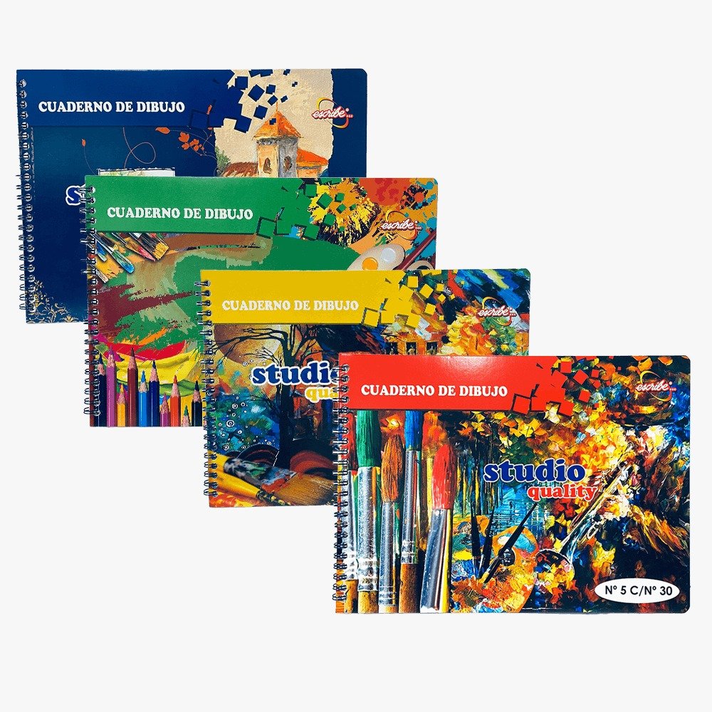CUADERNO DE DIBUJO ESCRIBE 50 HOJAS N5