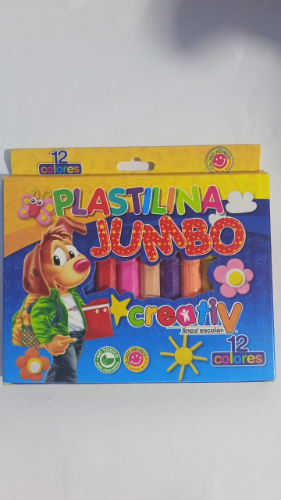 PLASTILINA JUMBO 12 COL