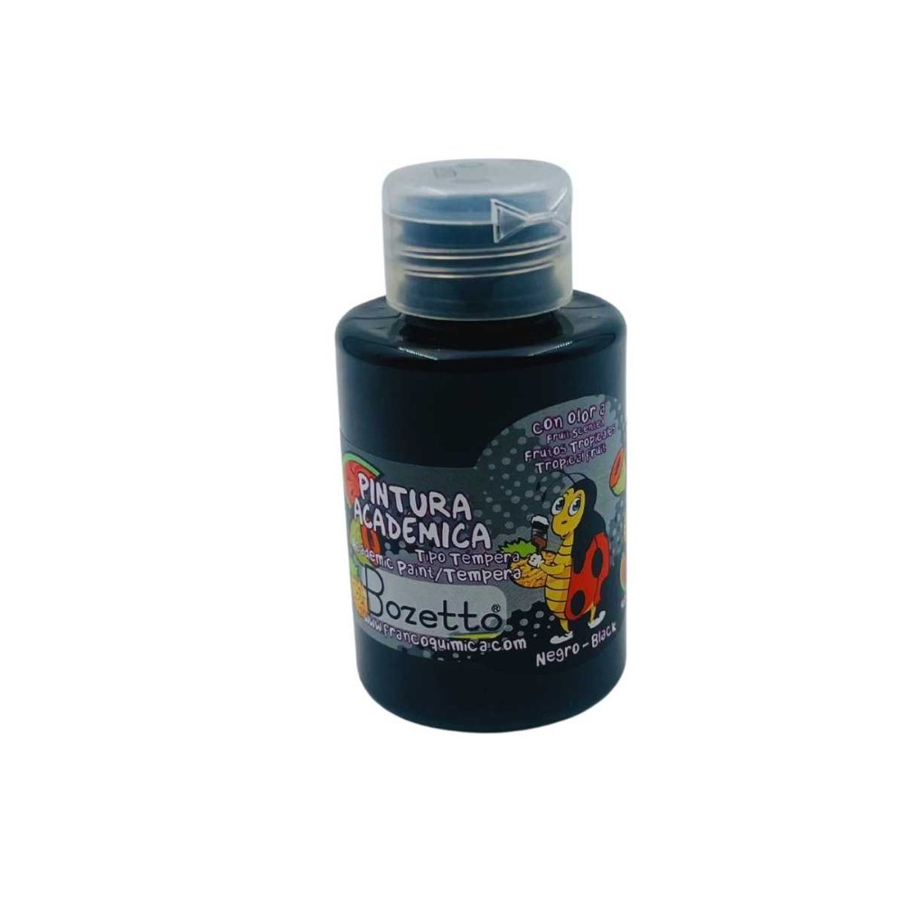 TEMPERA BOZETO 120ML NEGRO