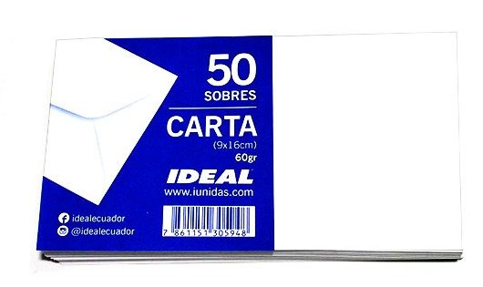 SOBRE CARTA PEQUEÑA