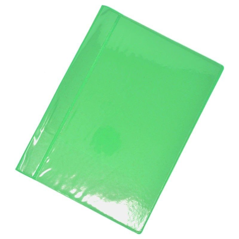 CARPETA FOLDER  TAPA TRANS OFIC  VERDE LIMON PLASTIAZUL