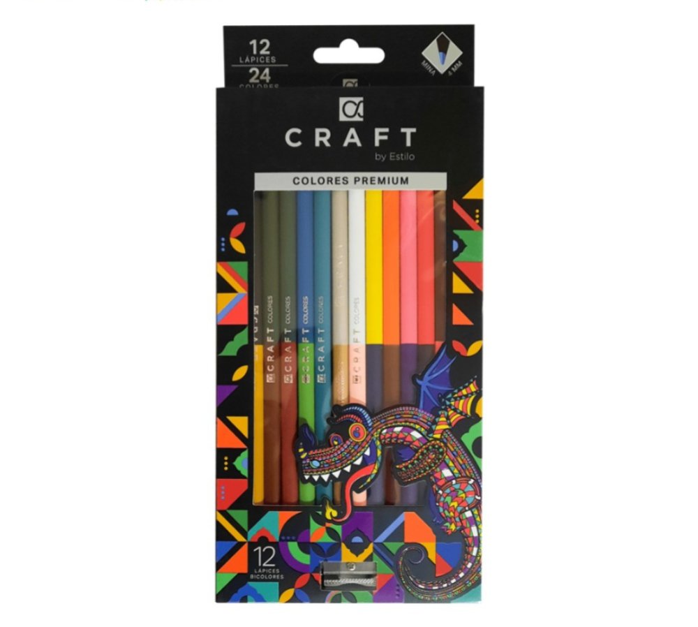 CRAFT L COLOR D/PUNT 12COL
