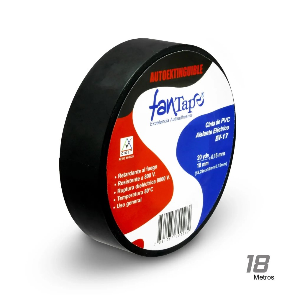 TAIPE PLASTIC TAPE  COLORES