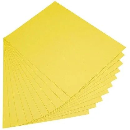 CARTULINA FORMATO A4 PQX100 AMARILLO