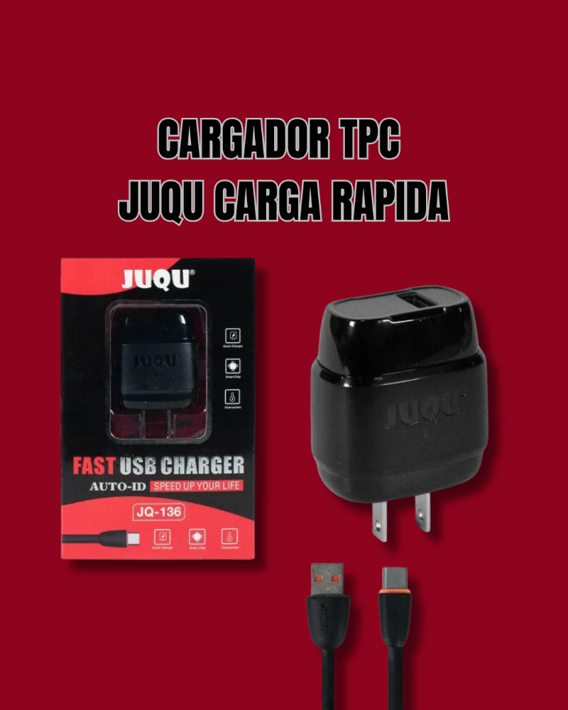 CARGADORES TIPO C JUQU LED
