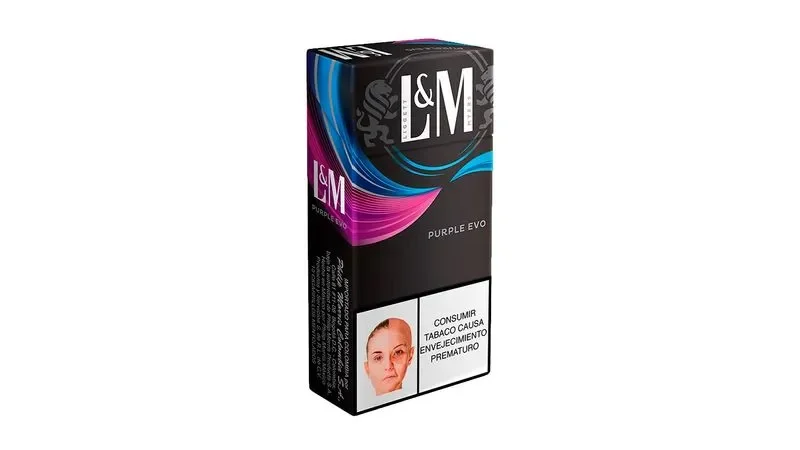 CIGARRILLO  LyM  negro  X 10 PAQUETES