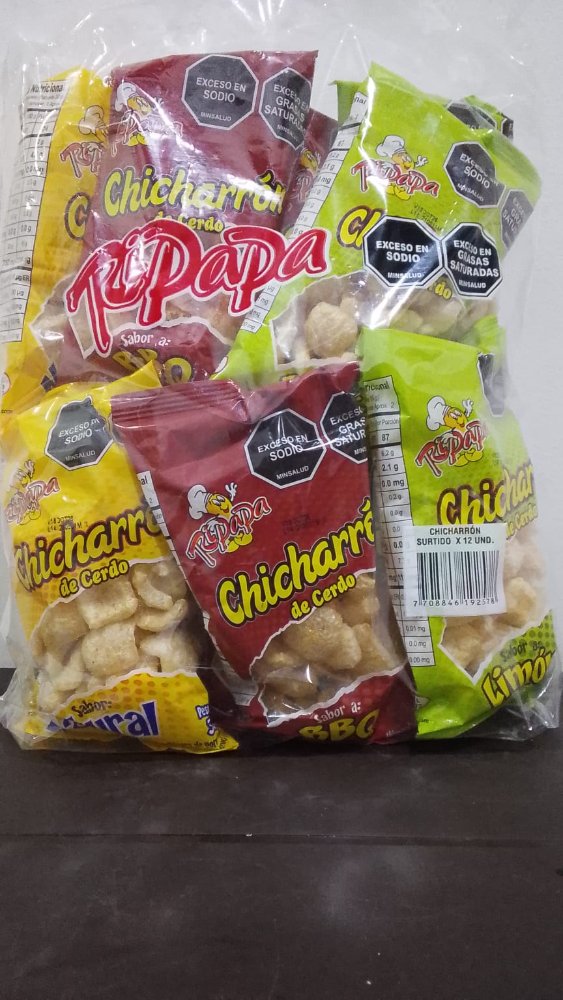CHICHARRON SURTIDO    X 12