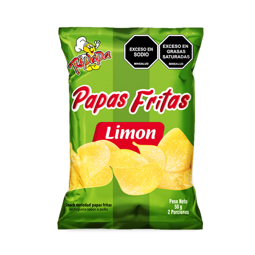 RIPAPA PAPA  SABOR LIMON 50 grs unidad