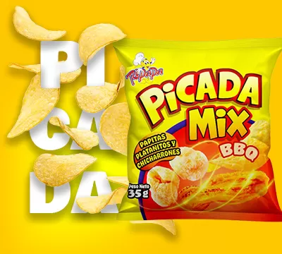 PICADA MIX  BBQ X 35 grs   x 12 unidades