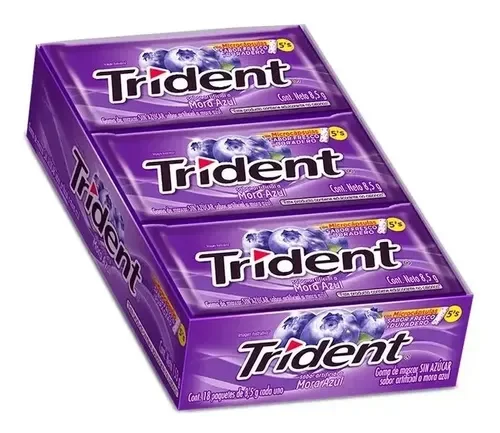 TRIDENT 153 GRS MORA X 18 UNIDADES