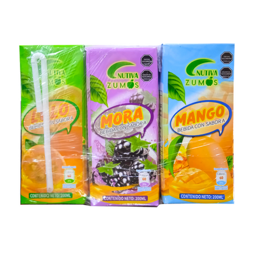 jugo caja 200 ml   x 24 unidades  surtido