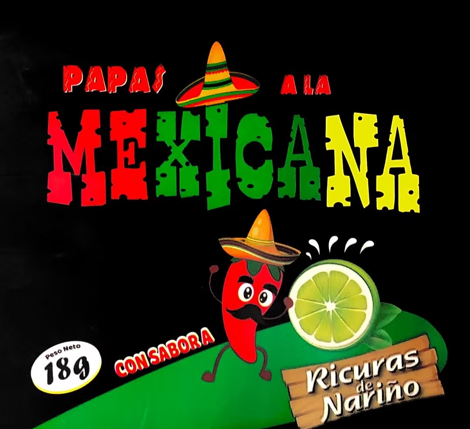 Papa mexicana 18 grs  x 24 unidades Ricuras de Nariño