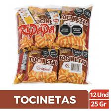 TOCINETA NATURAL X 12 UNIDADES