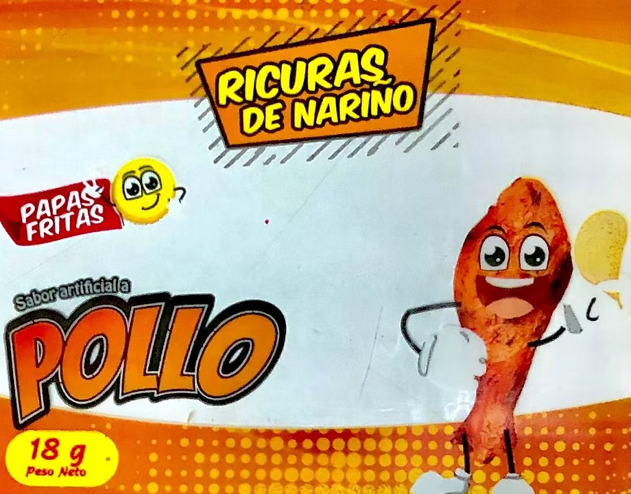 Papa pollo 18 grs  x 24 unidades Ricuras de Nariño