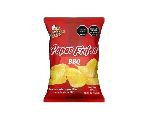 RIPAPA PAPA  SABOR BBQ 105 grs unidad