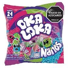 OKA LOCA CON NANOS X 24 UNIDADES