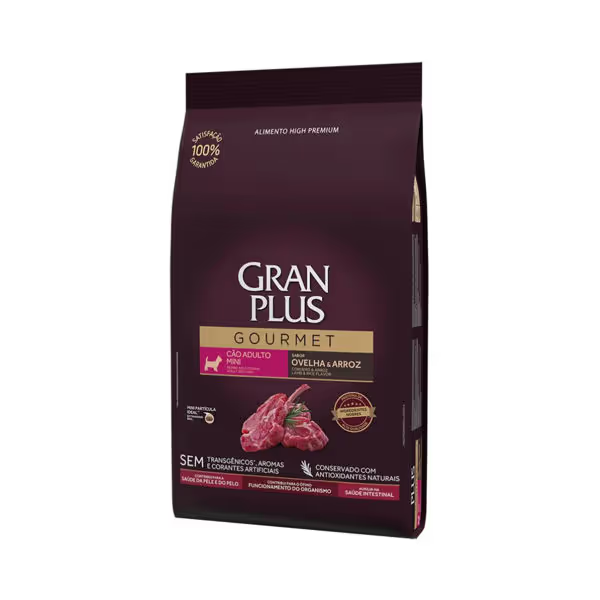 Gran Plus Gourmet Adultos Razas Peq/Mini (Cordero y Arroz) - 1 Kg
