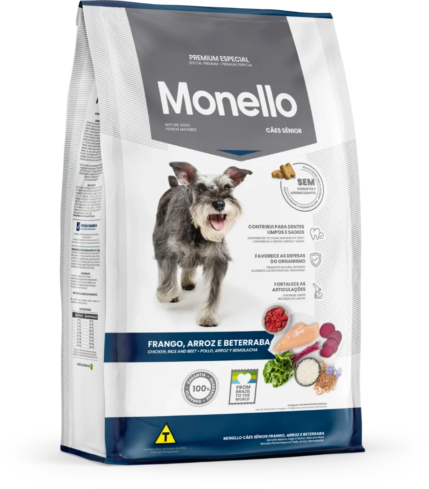 Monello Perro Mayores Pollo, Arroz y Remolacha - 15 Kg
