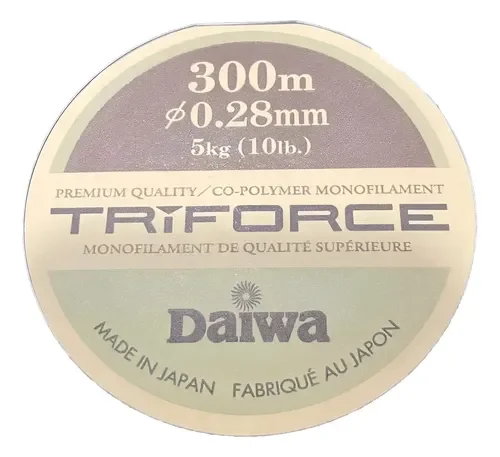Bobina de Tanza Daiwa Triforce 300mts