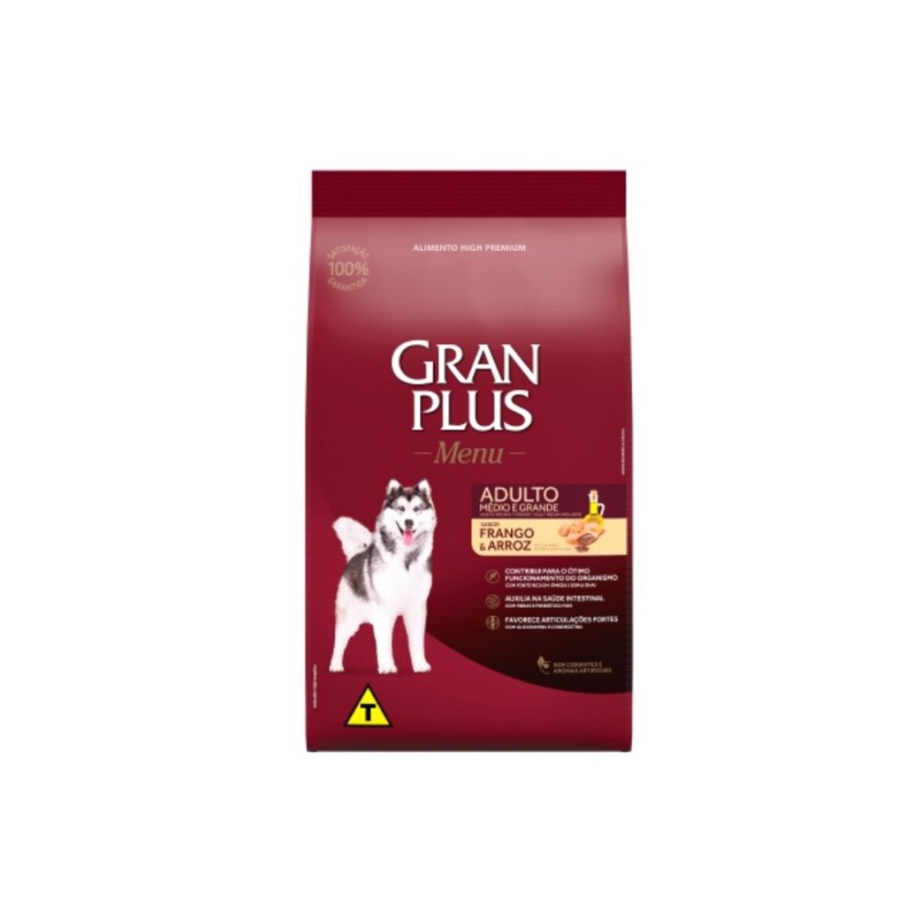Gran Plus Menu Adultos Razas Med/Gdes (Pollo y Arroz) - 20 Kg
