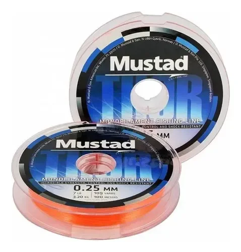 Tanza Mustad 0,25; 0,28; 0,30mm