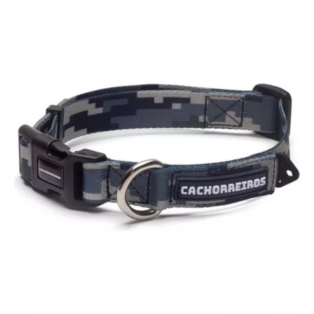 Collar Camuflage Gris - XS
