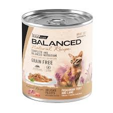 Balanced Natural Recipe Gato Filetes Trucha y Cordero Adulto 340 gr