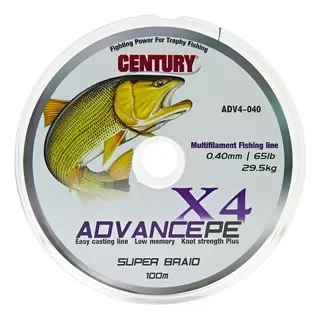 Multifilamento Century Advancepe - 0.23mm; 100 Mts
