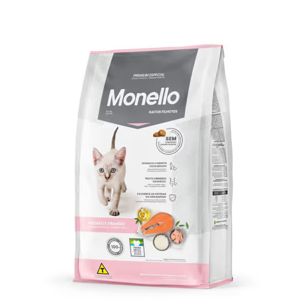 Monello Gatitos Salmón y Pollo - 1 Kg
