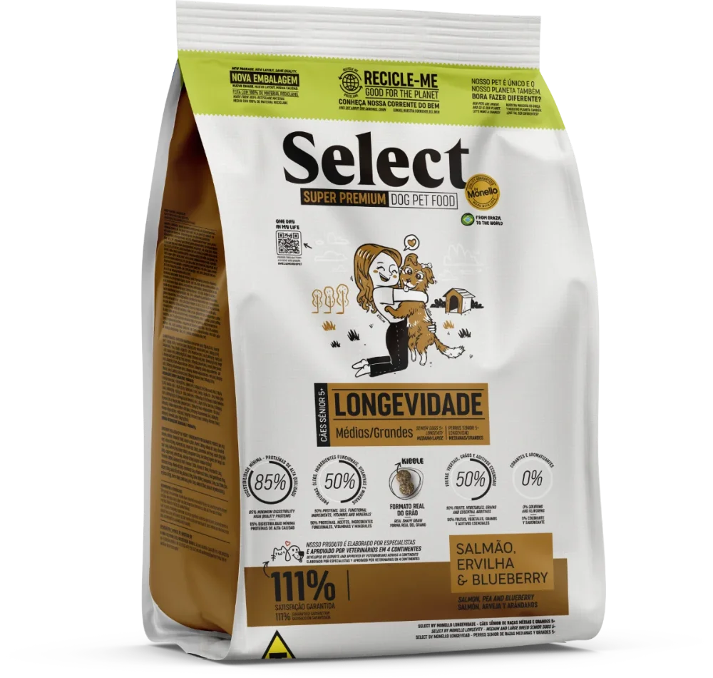 Select Longevidad Razas Medianas y Grandes - 5+2 Kg