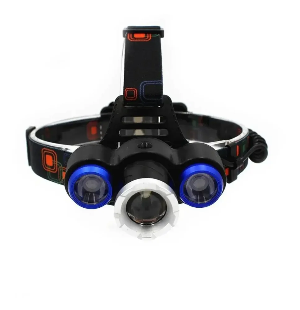 Linterna de Cabeza 3 CREE LED Varias Funciones