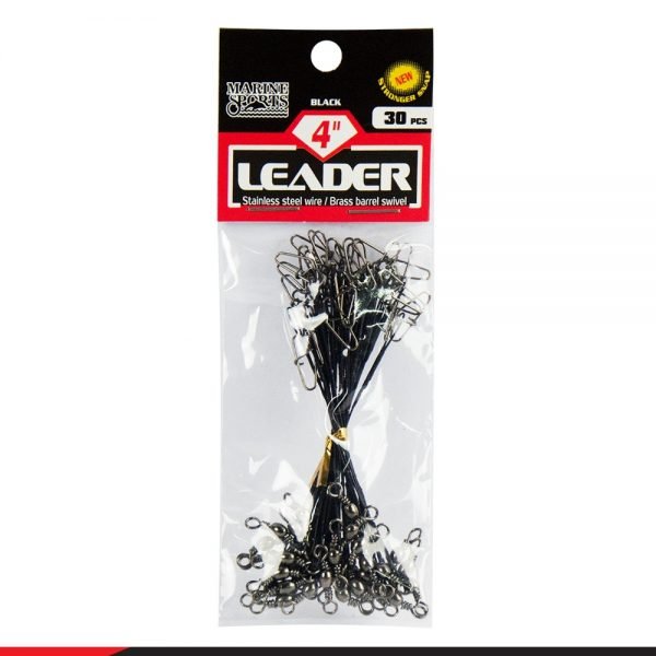 Leader Black 6''x100 Marine 40lb