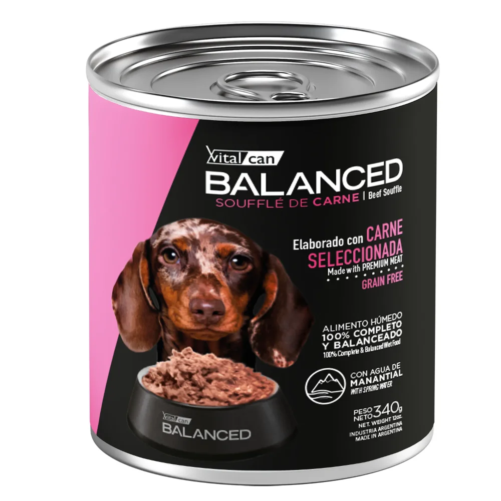 Balanced Soufflé Carne Dog Puppy 340 gr