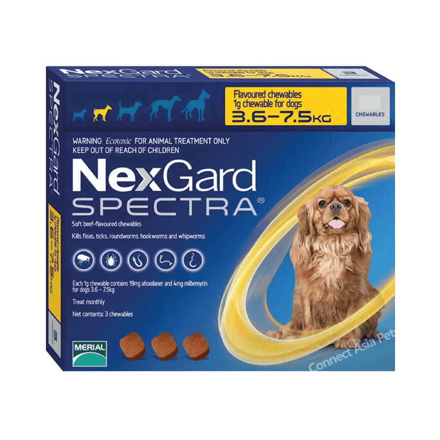 NEXGARD Spectra 3.5 - 7 Kg | 3 COMP